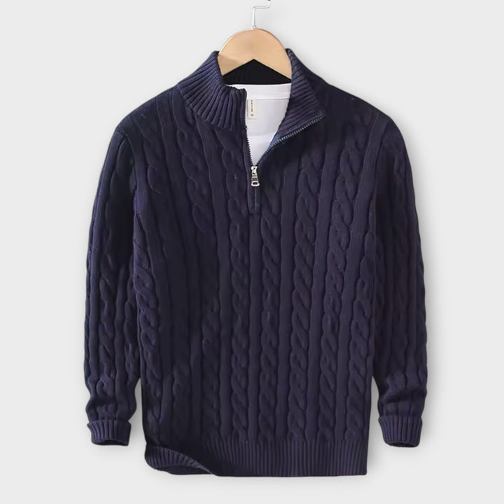 Prouvence™ | Cozy & Elegant Half-Zip Sweater