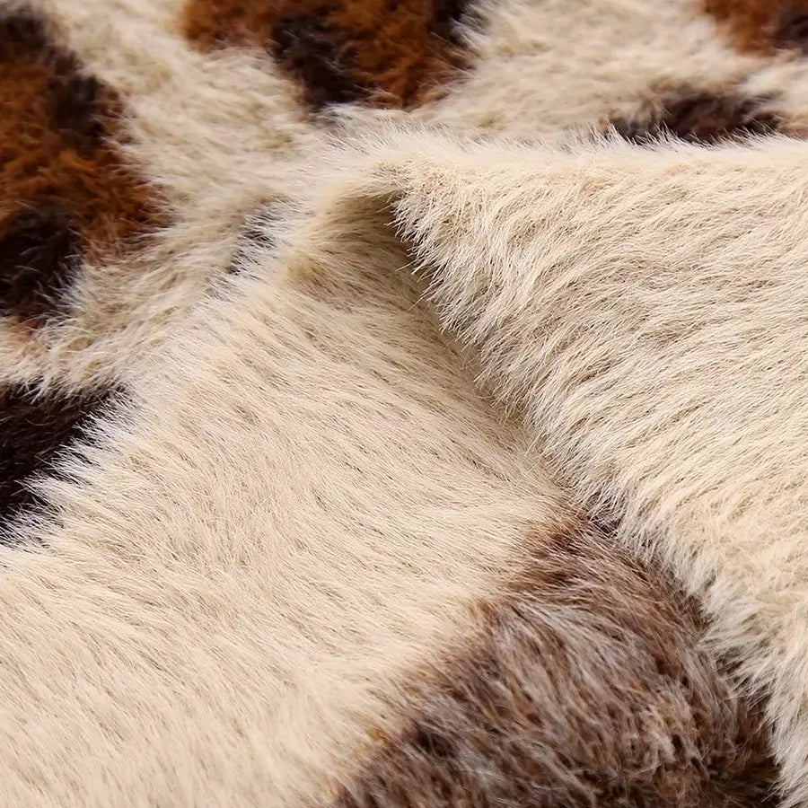 Prouvence™ | Leopard Furry Cardigan