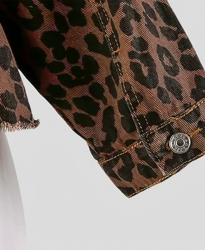 Prouvence™ | Leopard Rebel Jean Jacket