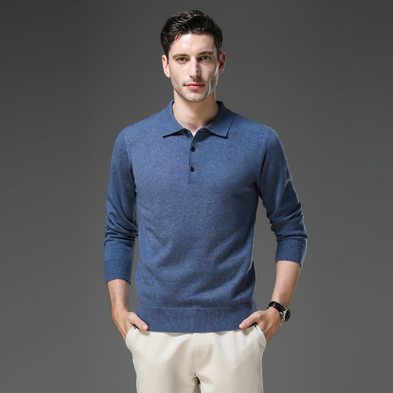 Prouvence™ | Cashmere Polo Business Sweater