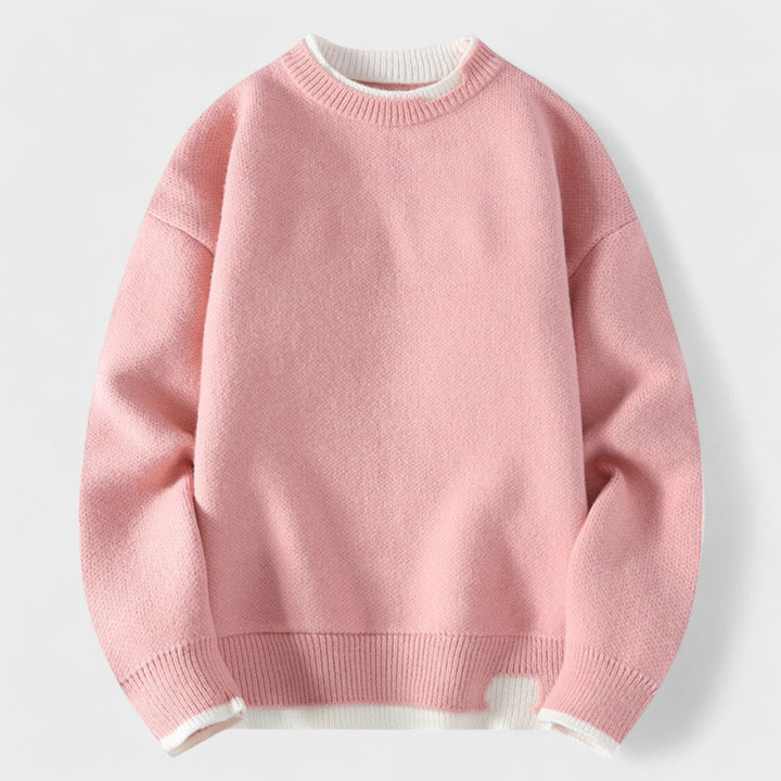 Prouvence™ |  Knitted O Neck Cashmere Pullovers