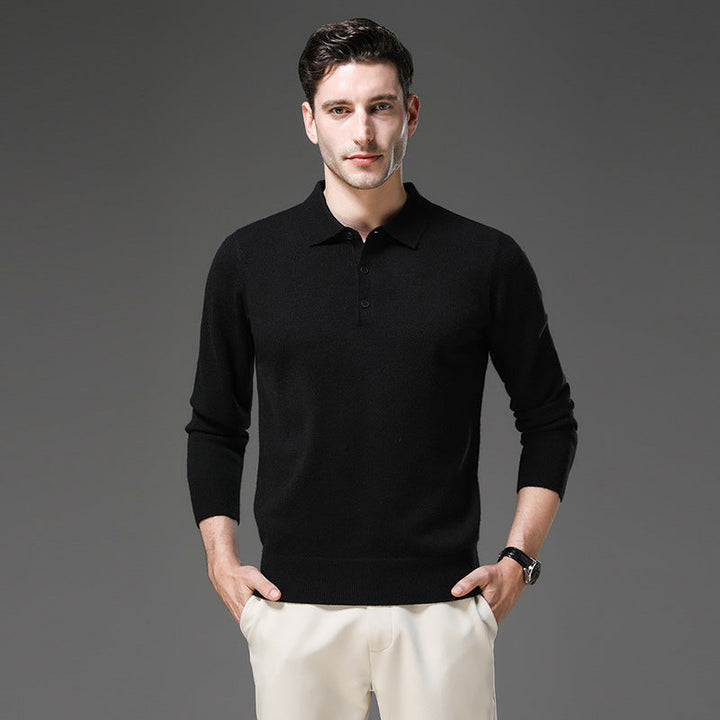 Prouvence™ | Cashmere Polo Business Sweater