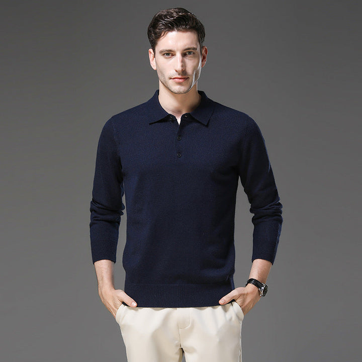 Prouvence™ | Cashmere Polo Business Sweater