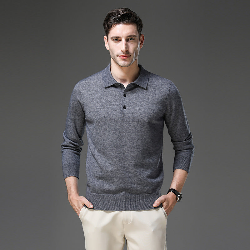 Prouvence™ | Cashmere Polo Business Sweater