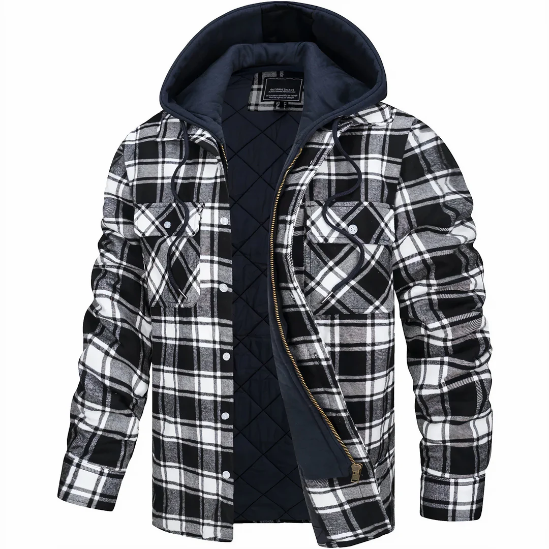 Prouvence™ | Checked Jacket with Zipper