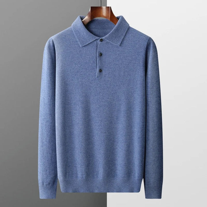 Prouvence™ | Cashmere Polo Business Sweater