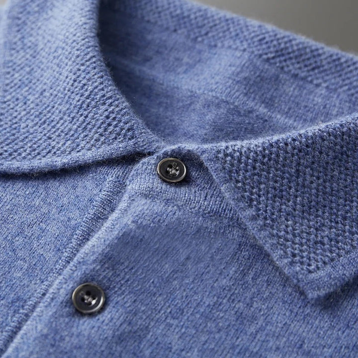 Prouvence™ | Cashmere Polo Business Sweater