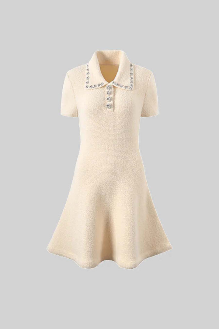 Prouvence™ | Elegant Soft Ivory Dress